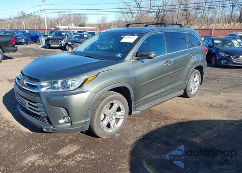 2018 Toyota Highlander Limited from USA, damaged, VIN 5TDDZRFH3JS853533